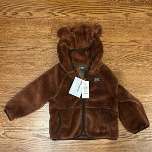 NWT 6-12m L.L. Bean Bear Jacket